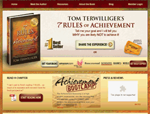 Tablet Screenshot of 7rulesofachievement.com
